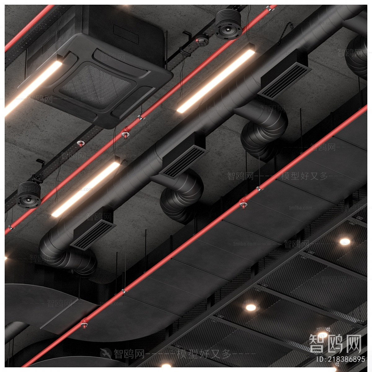 Industrial Style Suspended Ceiling