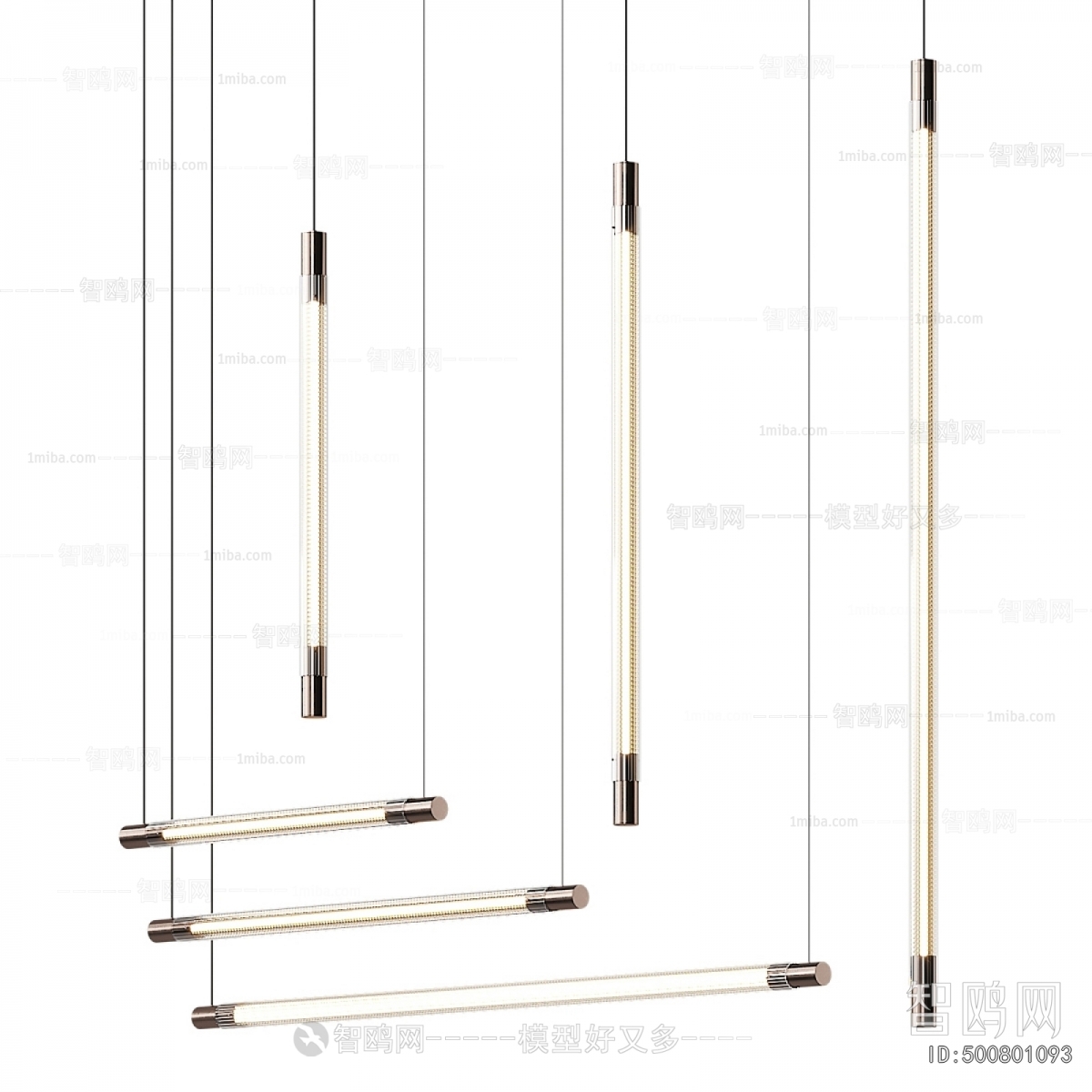 Modern Long Chandelier