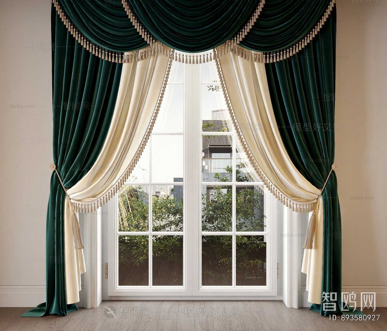 Simple European Style The Curtain