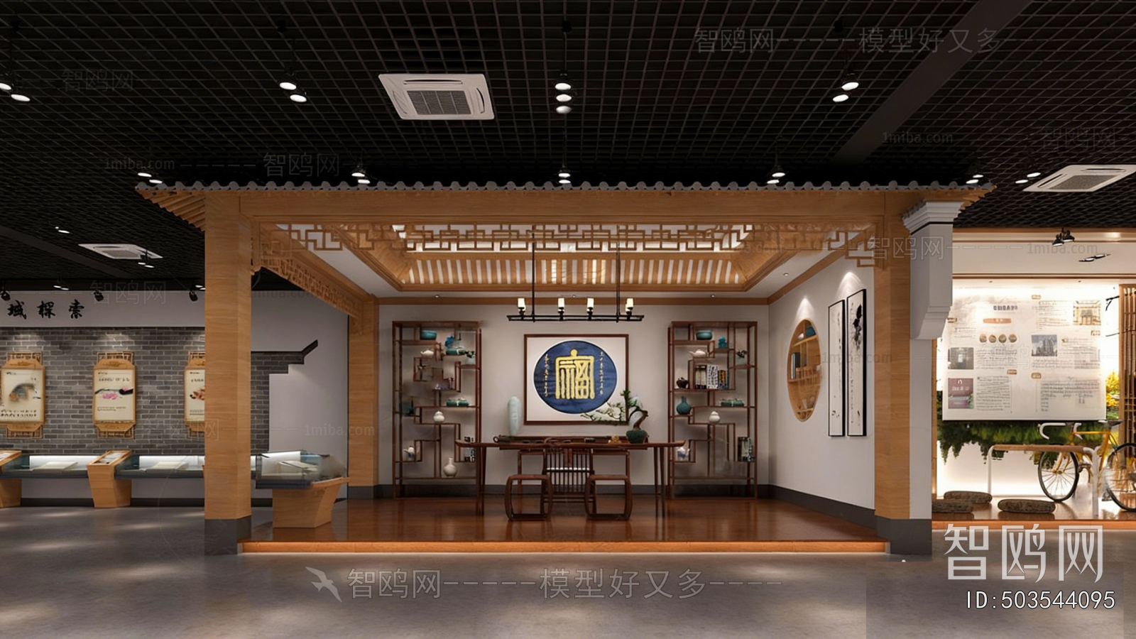 New Chinese Style Exhibition Hall