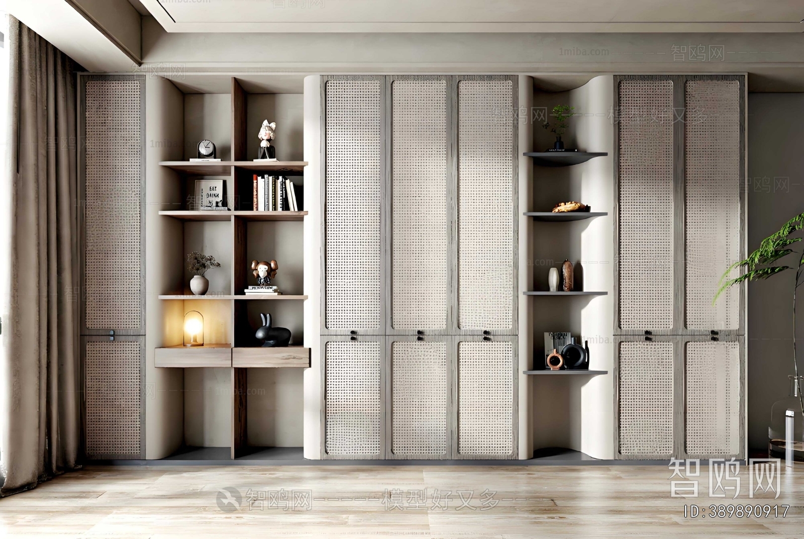 Wabi-sabi Style Bookcase