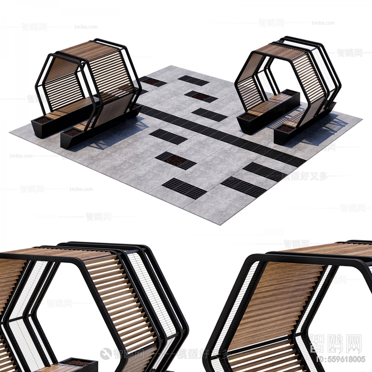 Modern Communal Chair