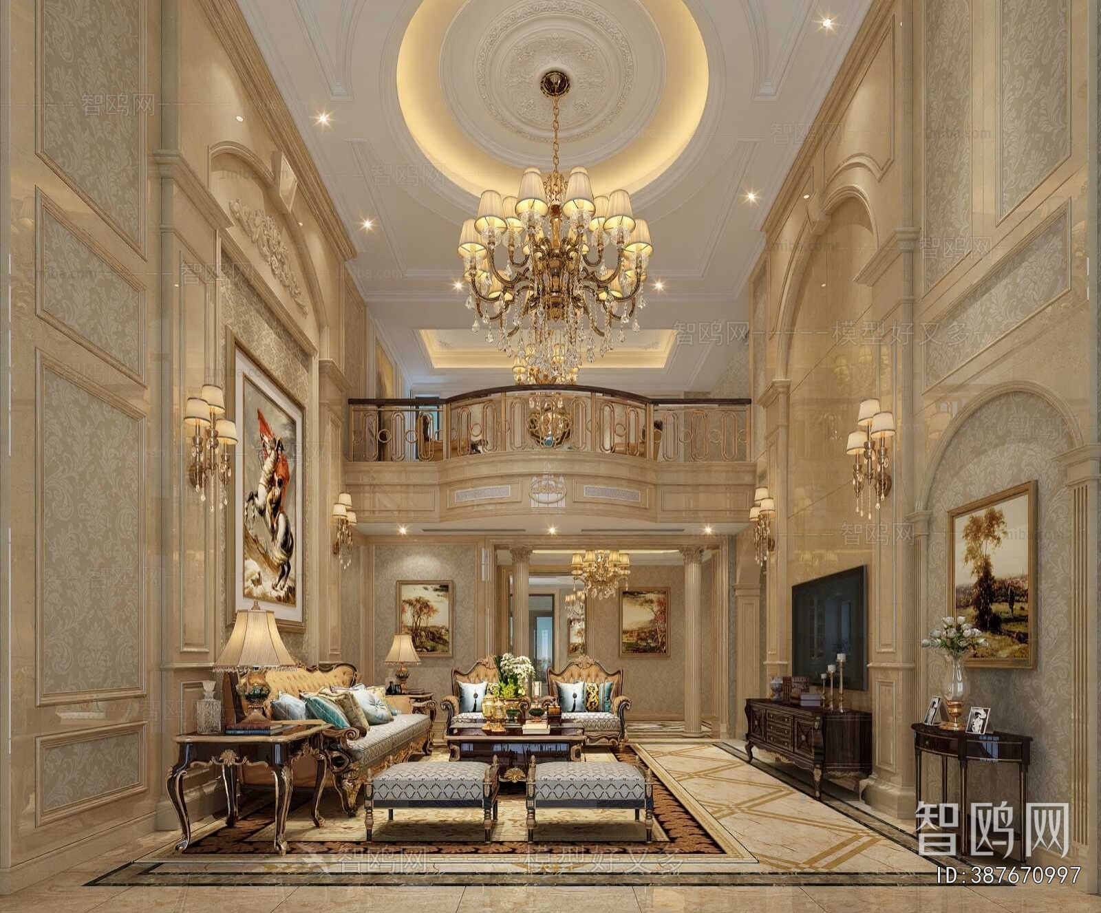 European Style A Living Room