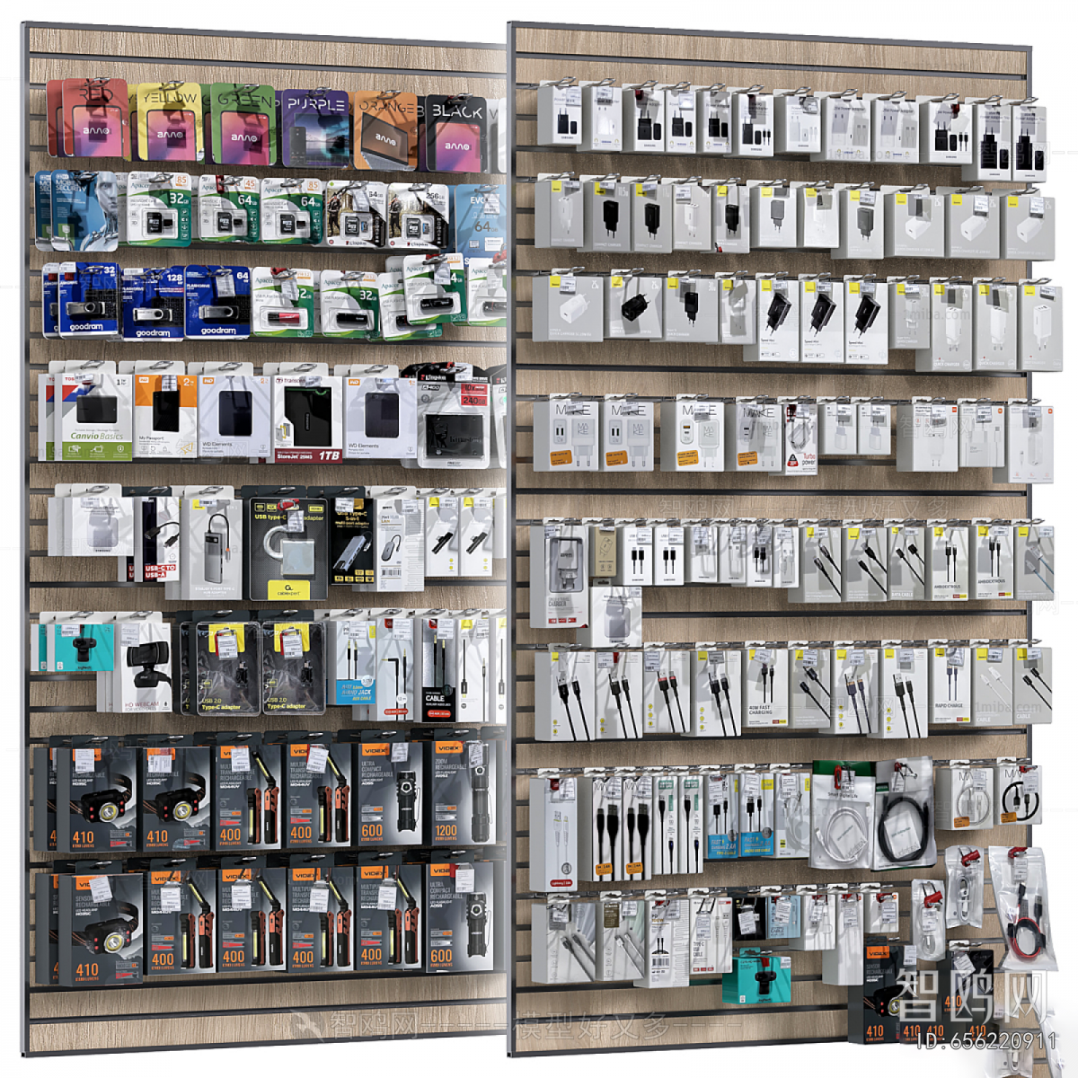 Modern Supermarket Shelf