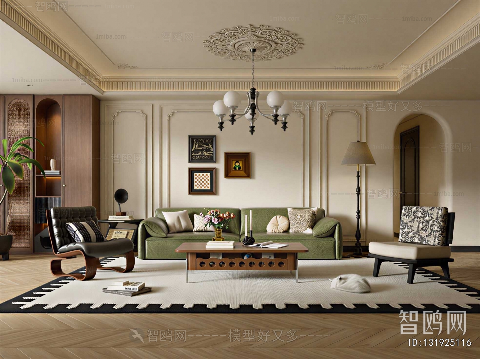 French Style A Living Room