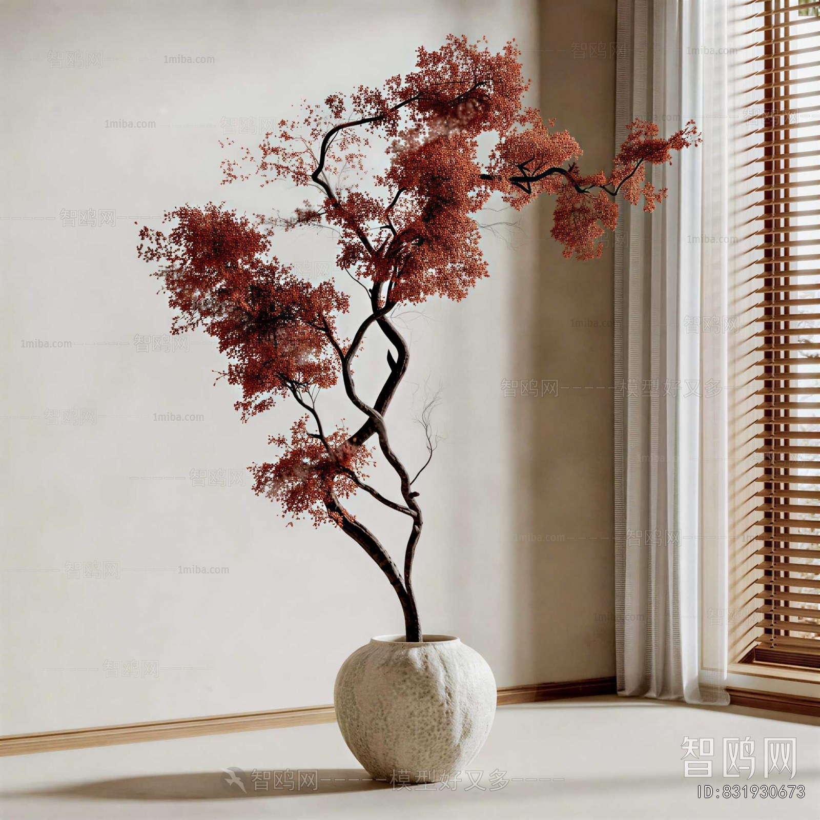 New Chinese Style Ground Green Plant Potted Plants