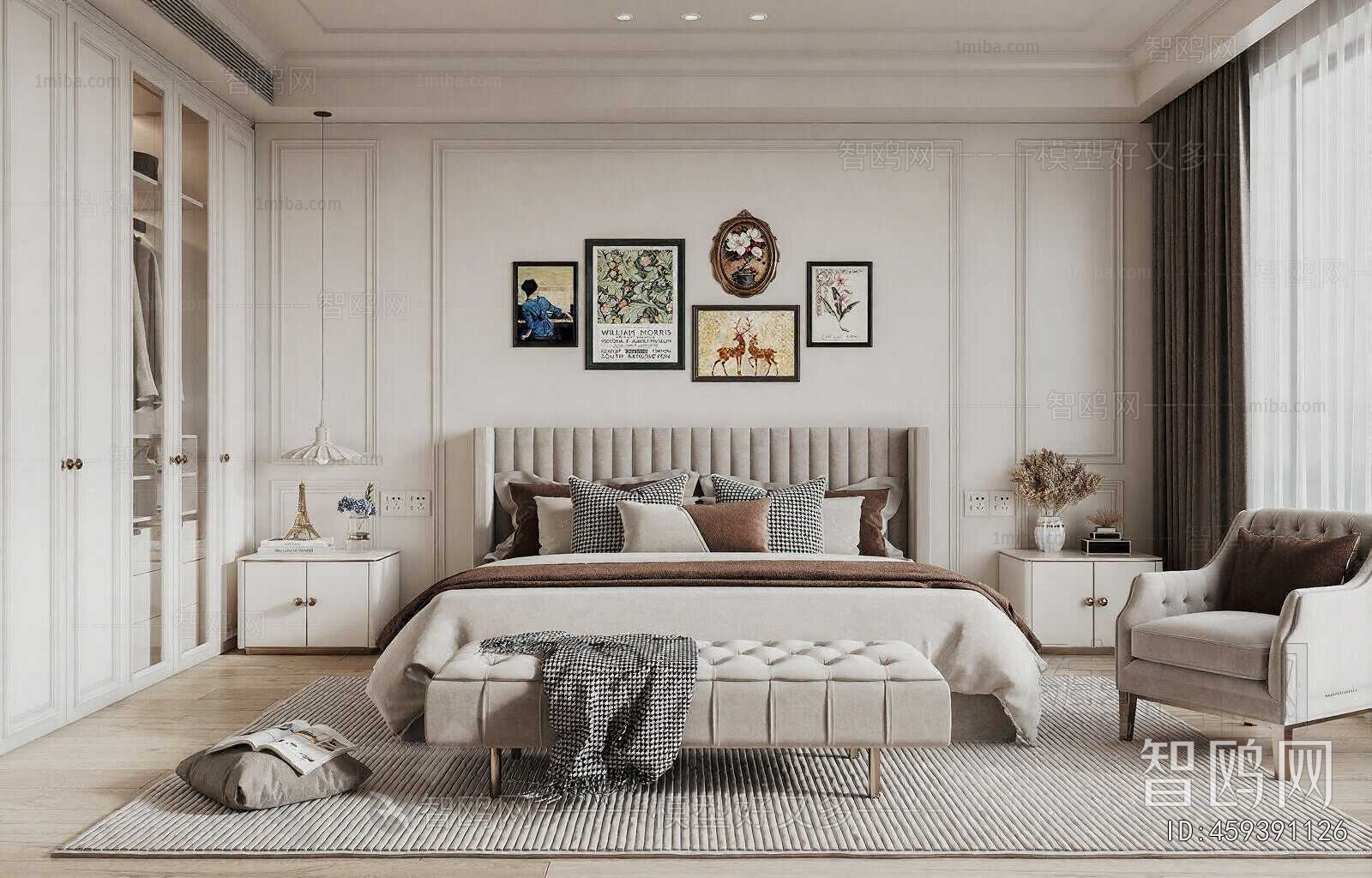 American Style Bedroom