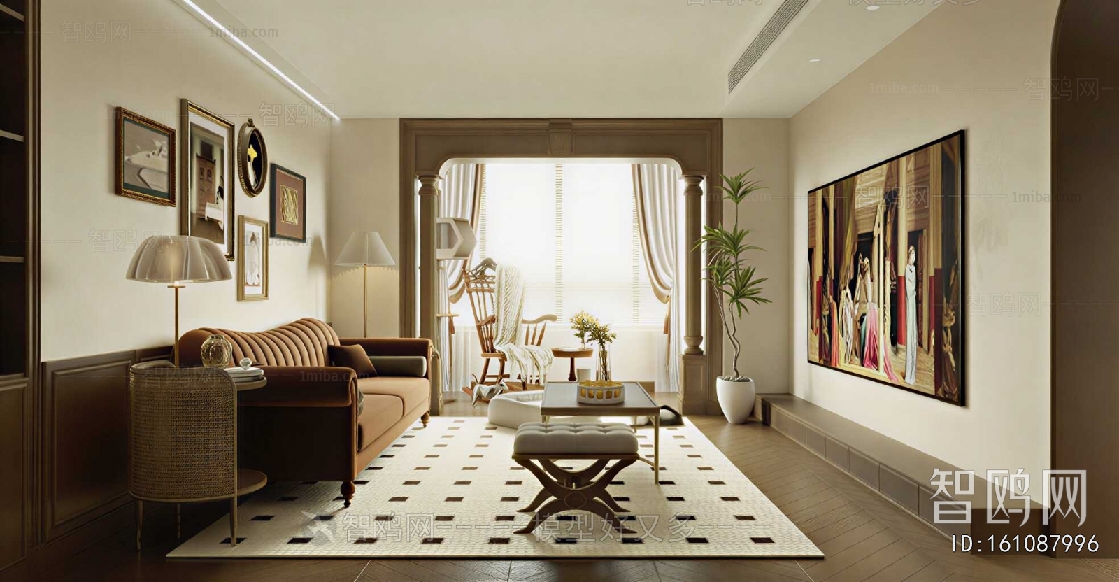 American Style A Living Room