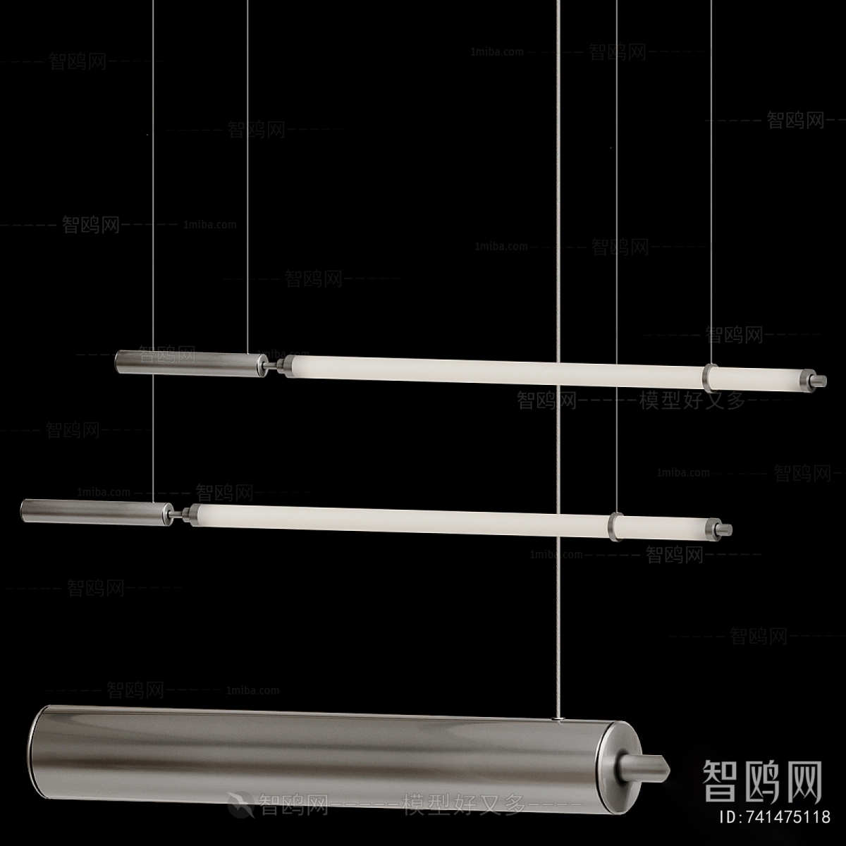 Modern Long Chandelier