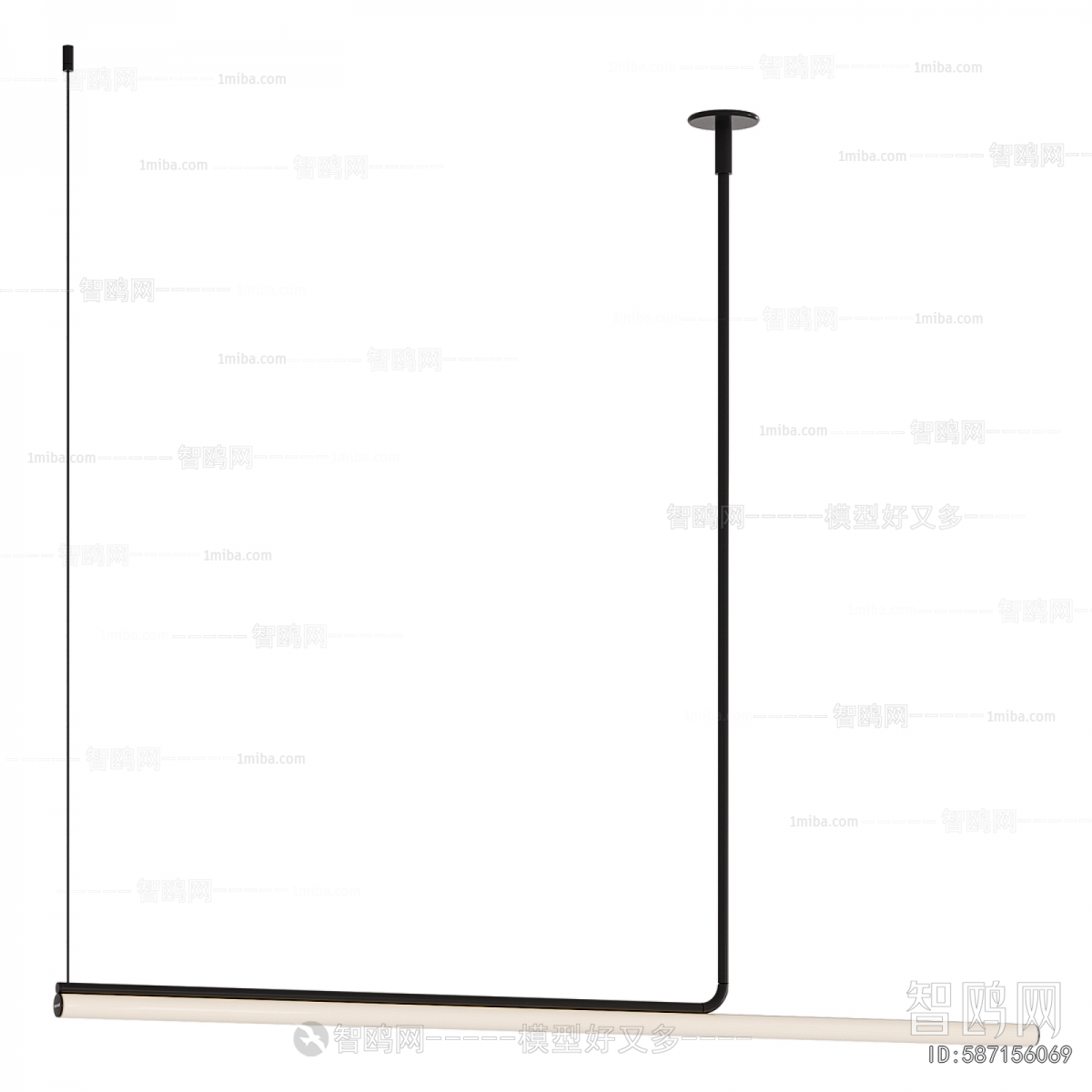 Modern Long Chandelier