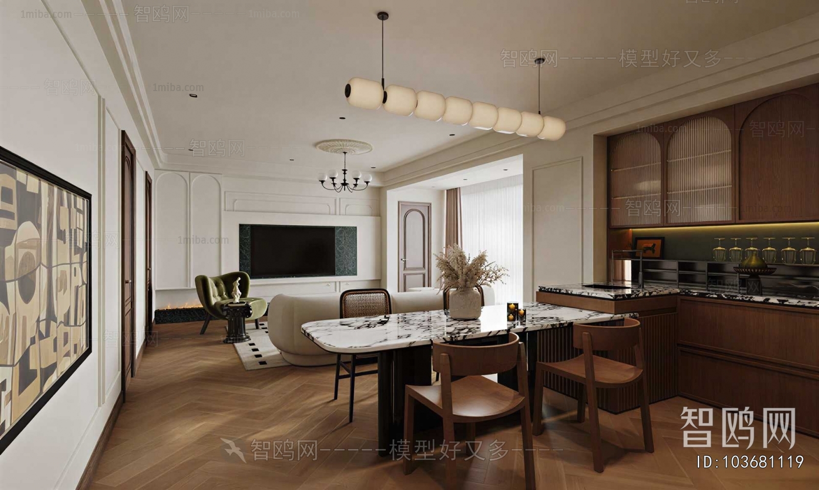 French Style Dining Room