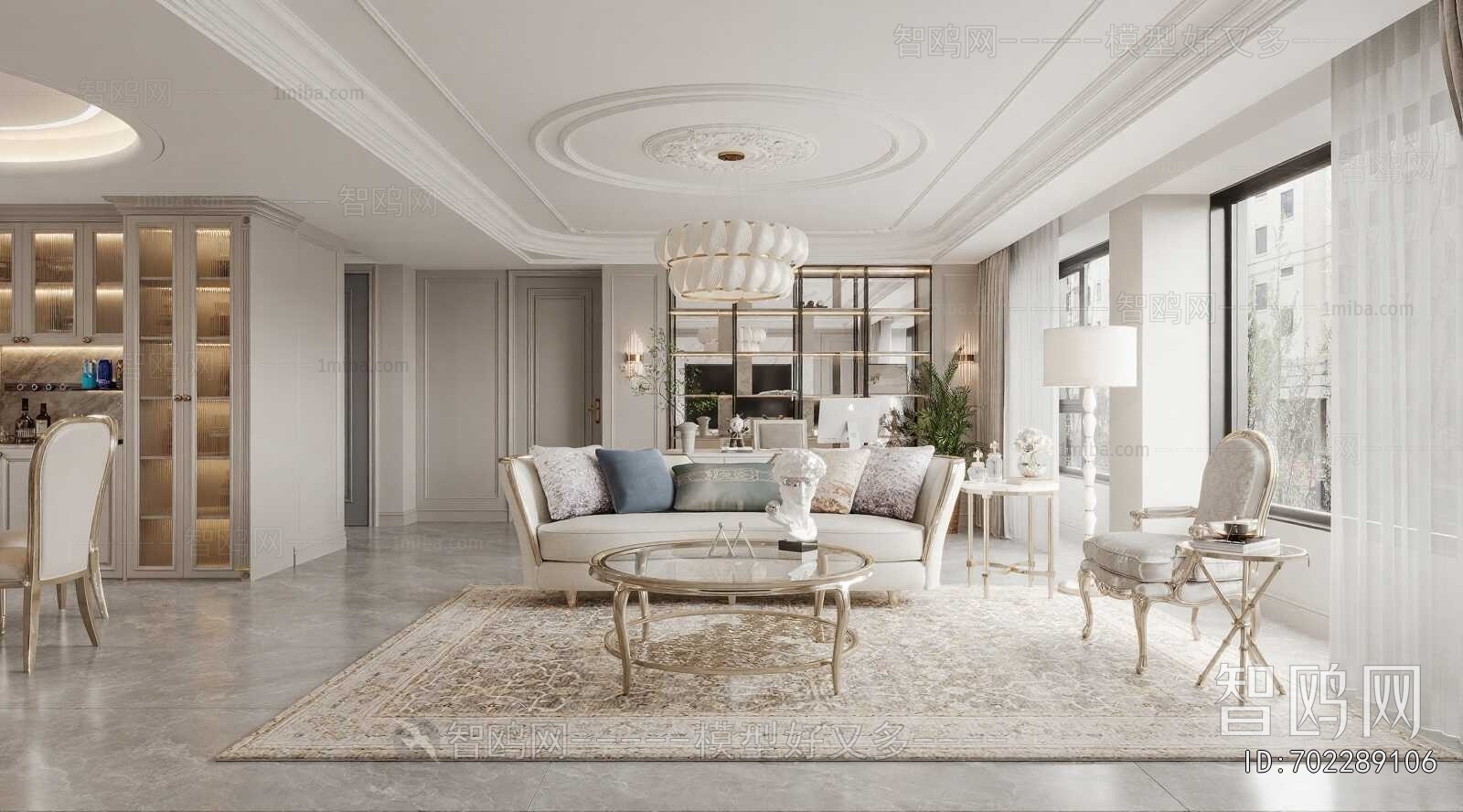 American Style A Living Room