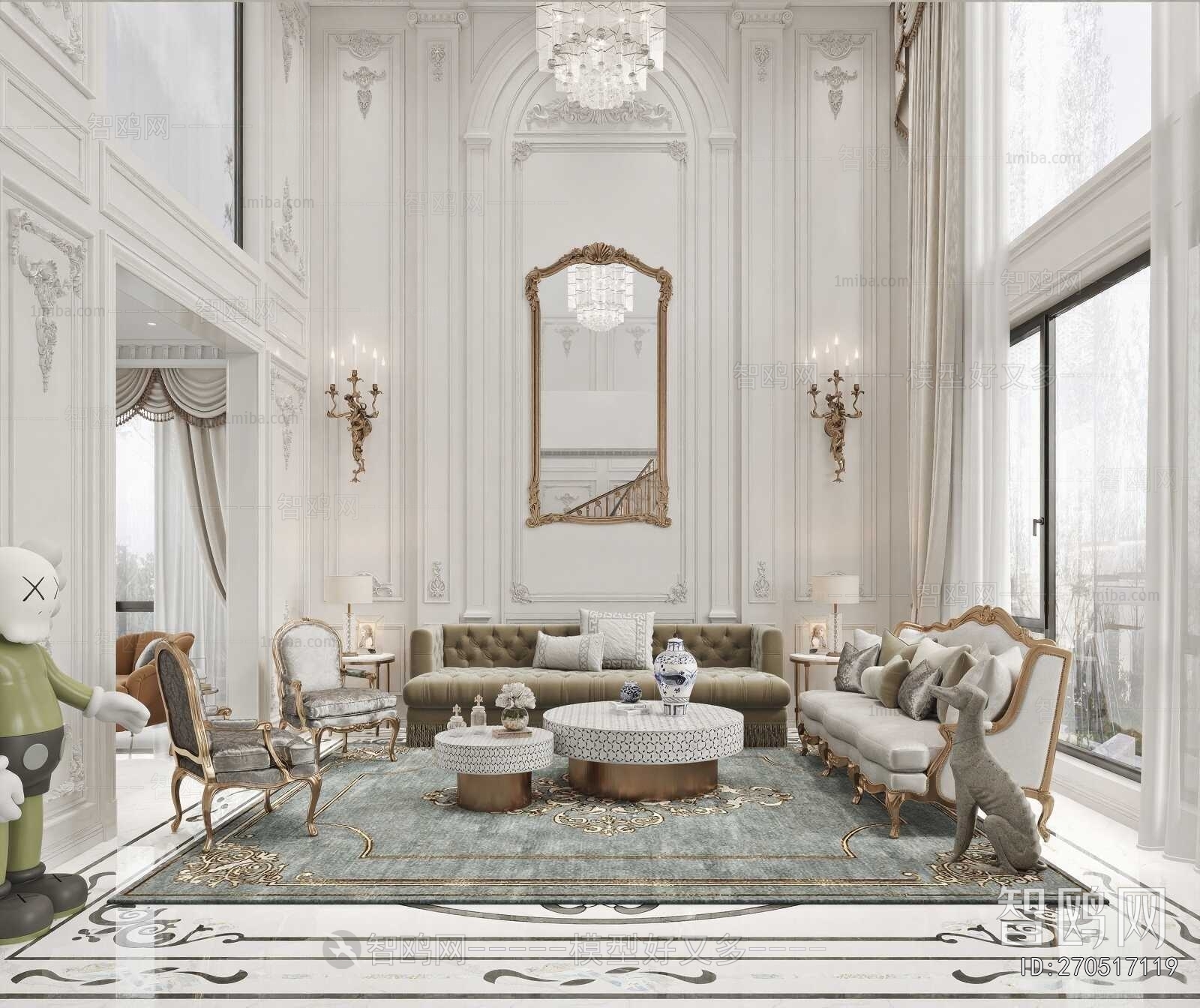 French Style A Living Room