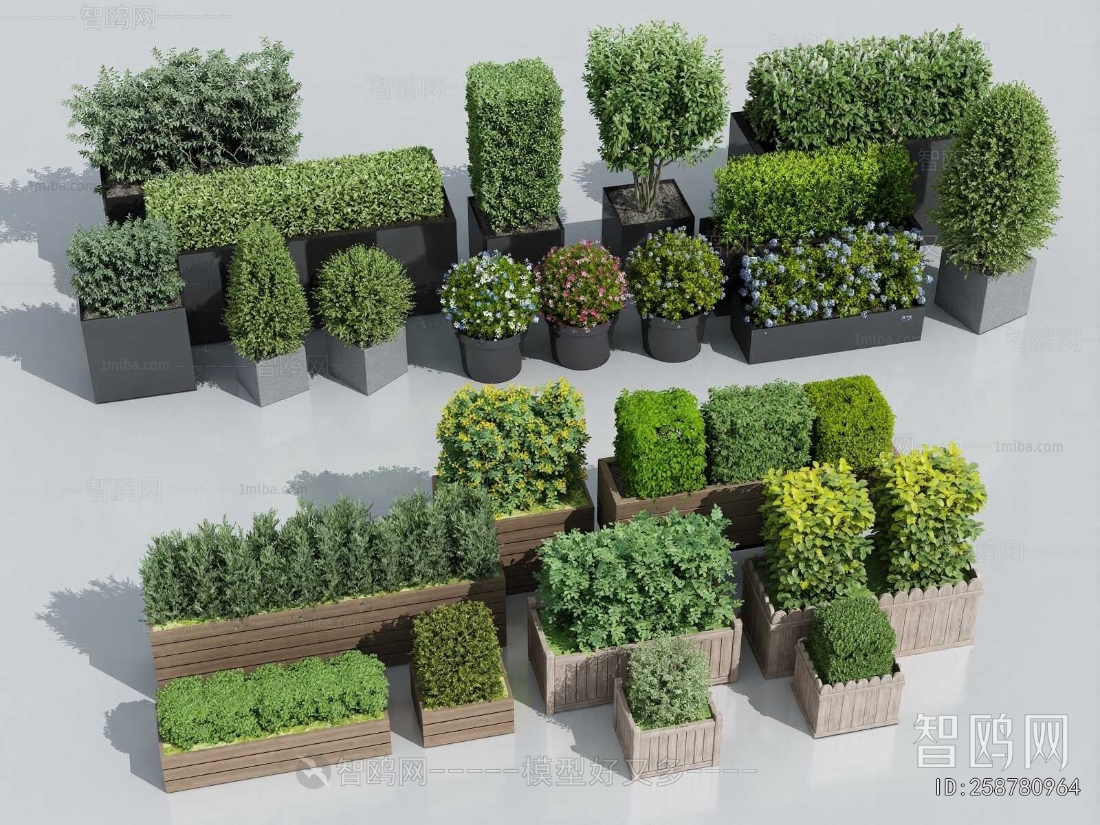 Modern Flower Bed, Flower Bowl, Flower Box