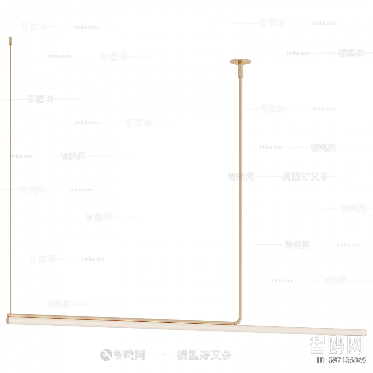 Modern Long Chandelier