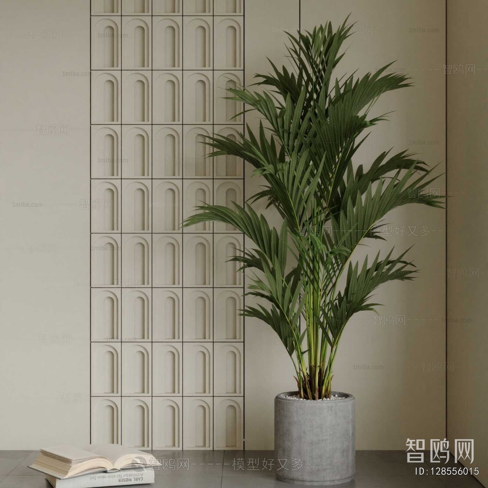 Modern Ground Green Plant Potted Plants