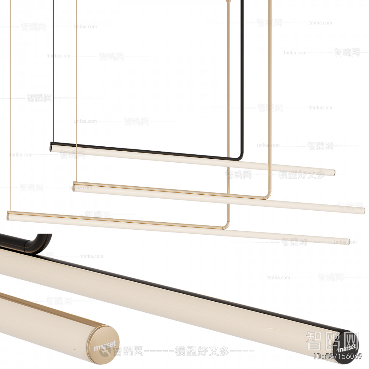 Modern Long Chandelier