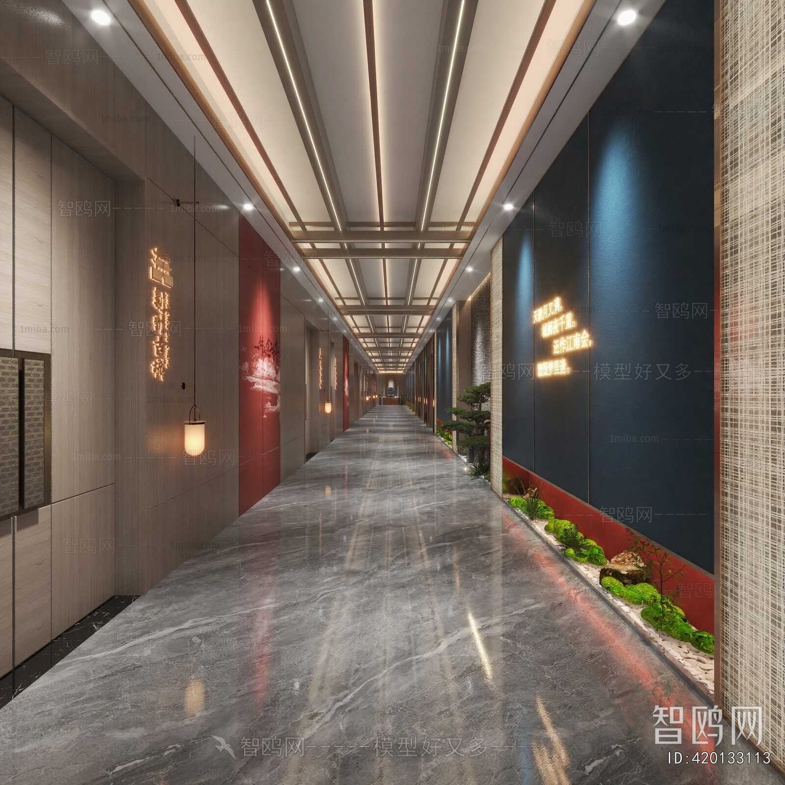 New Chinese Style Corridor