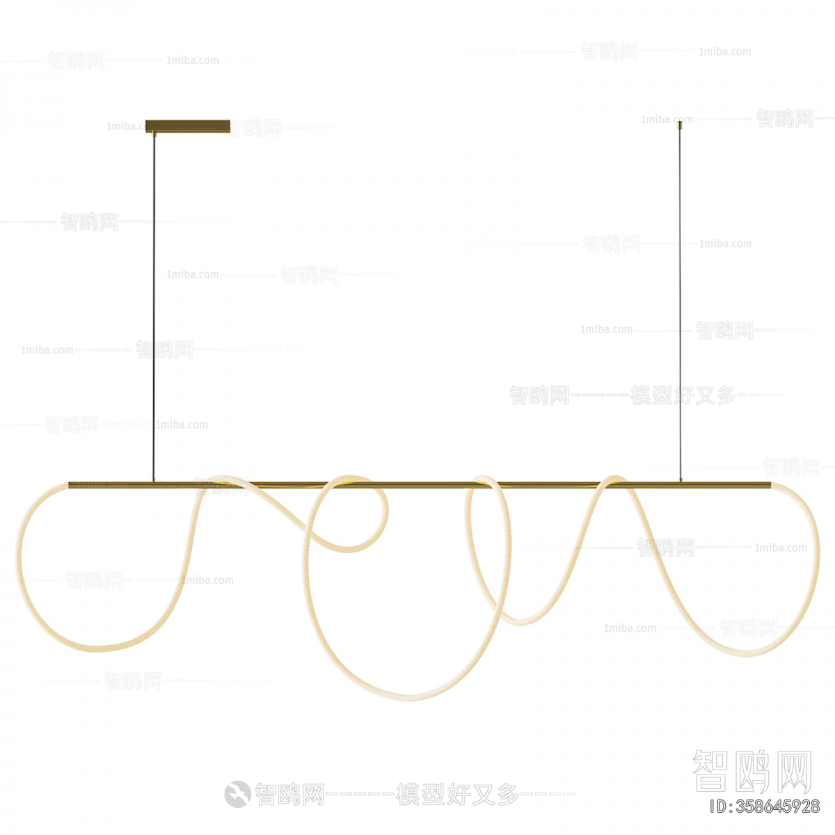 Modern Long Chandelier