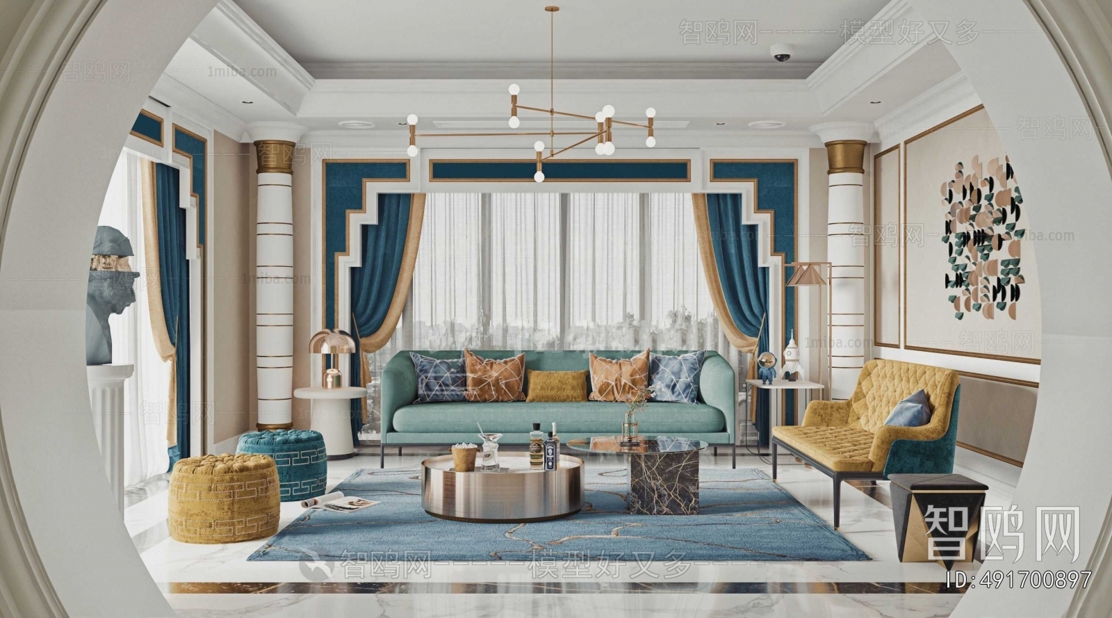 New Classical Style A Living Room