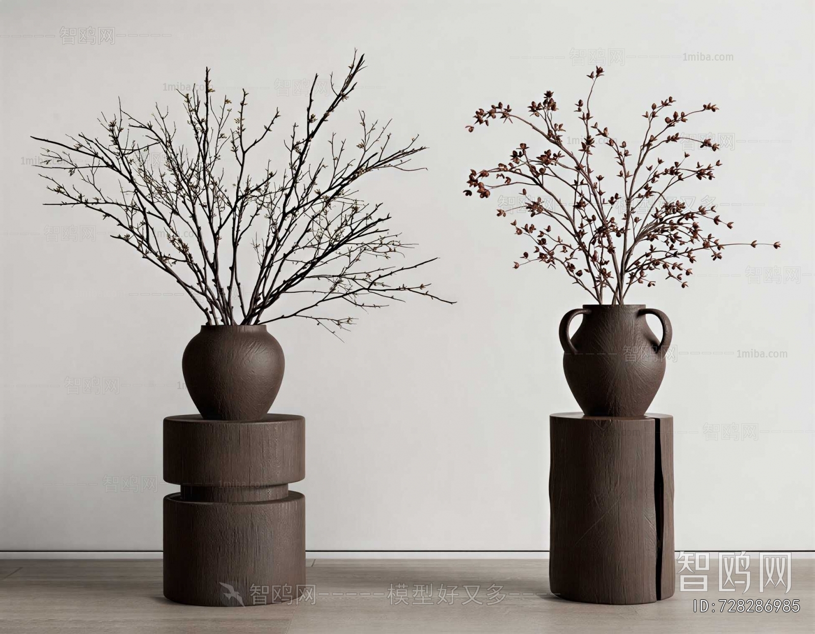 Wabi-sabi Style Dried Branch