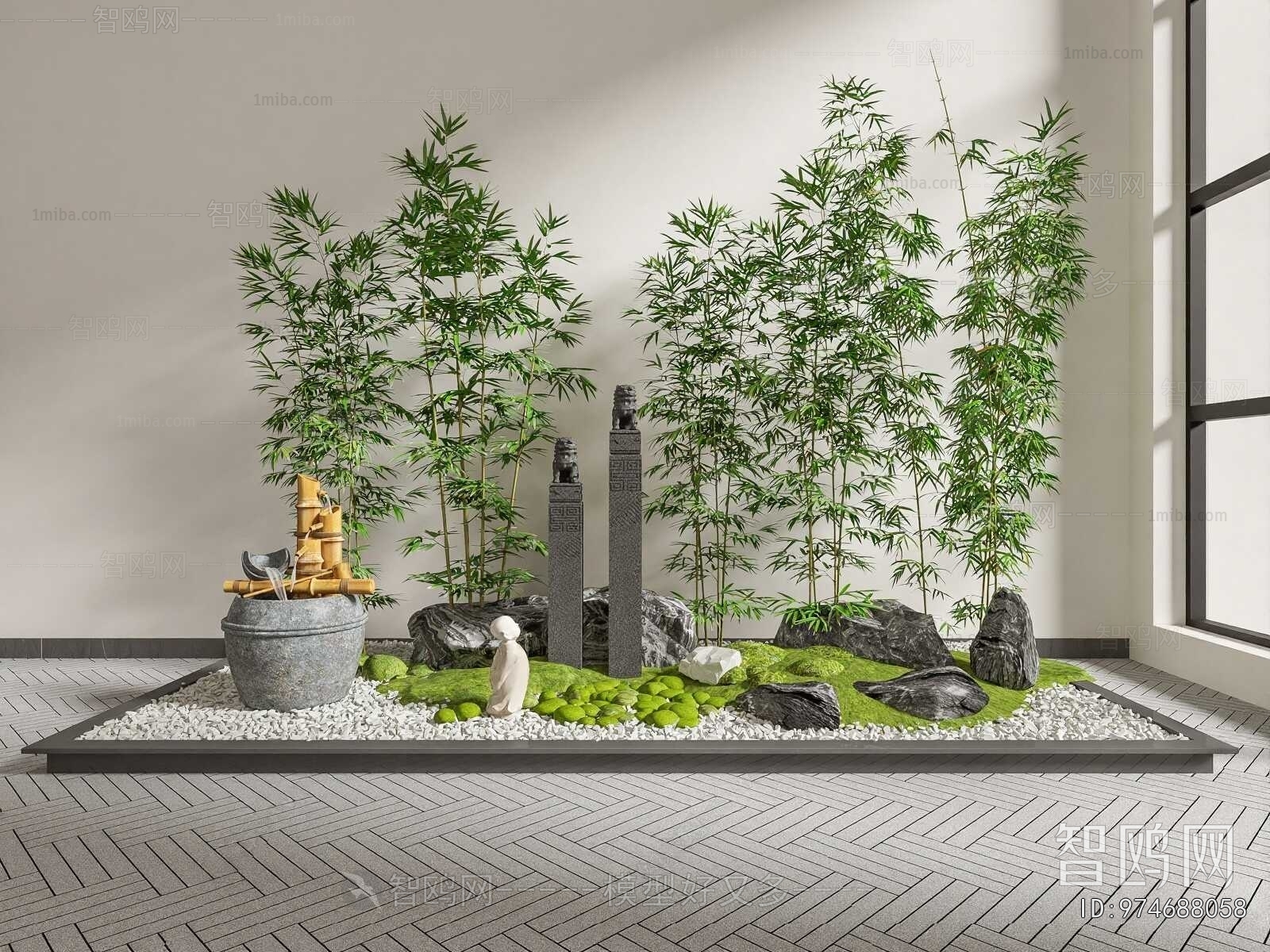 New Chinese Style Plant Landscaping