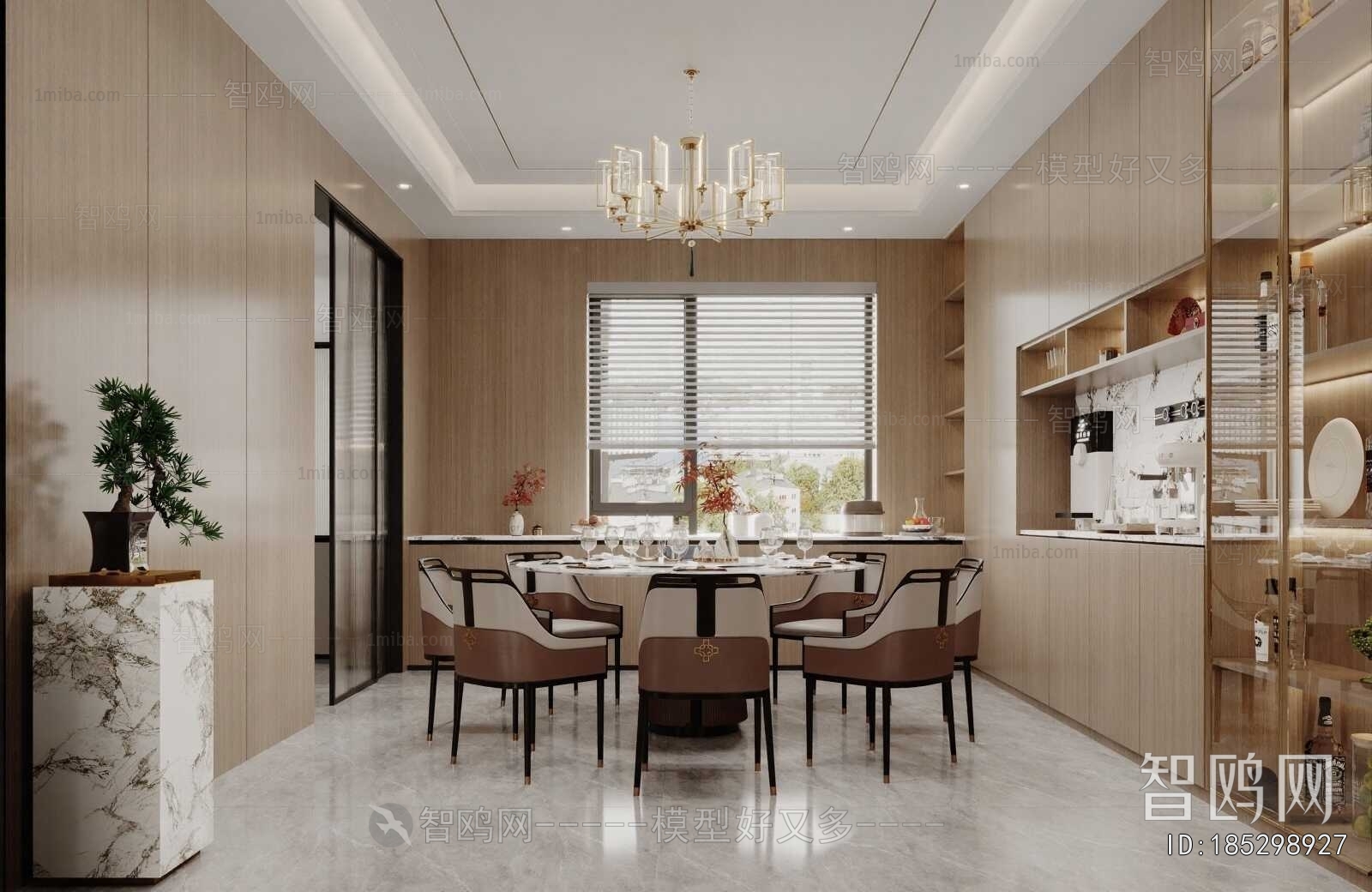 New Chinese Style Dining Room