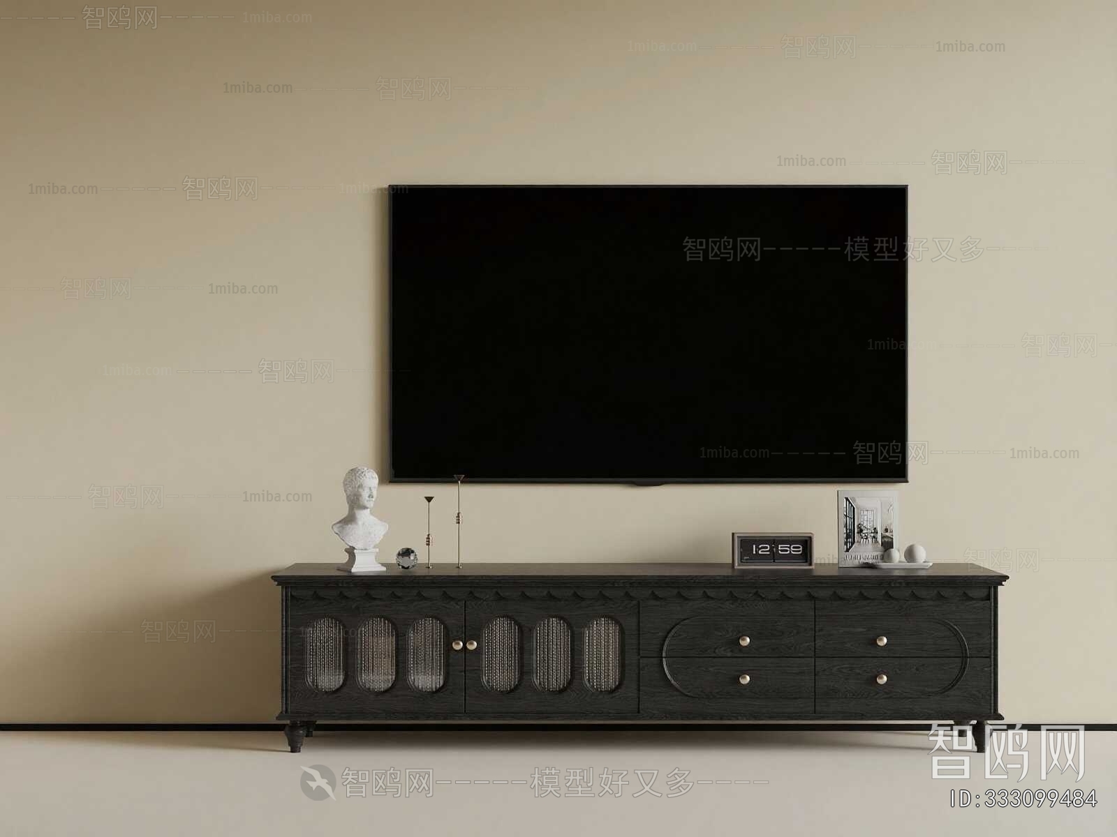 French Style TV Cabinet