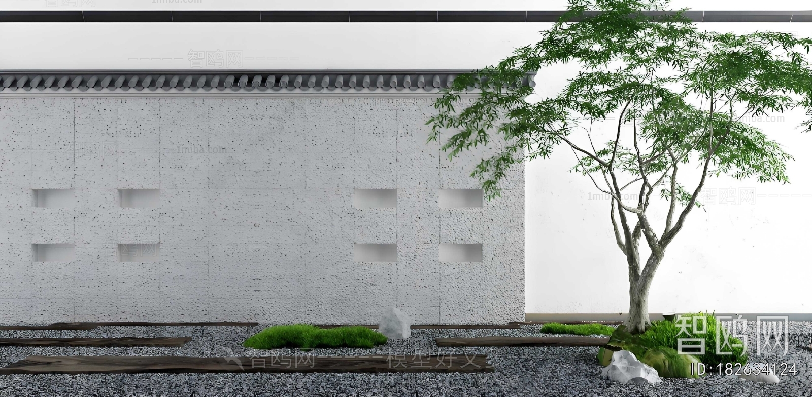 Modern Courtyard/landscape