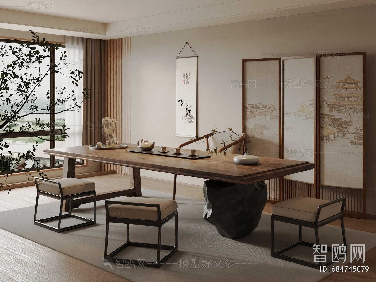 New Chinese Style Tea Tables And Chairs