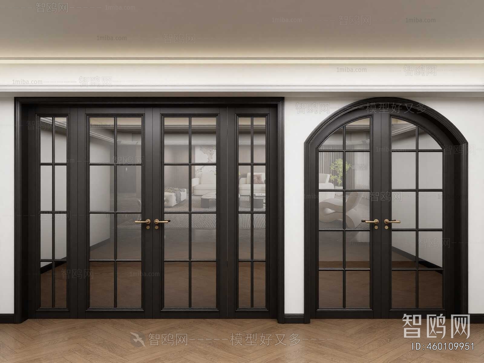 French Style Double Door