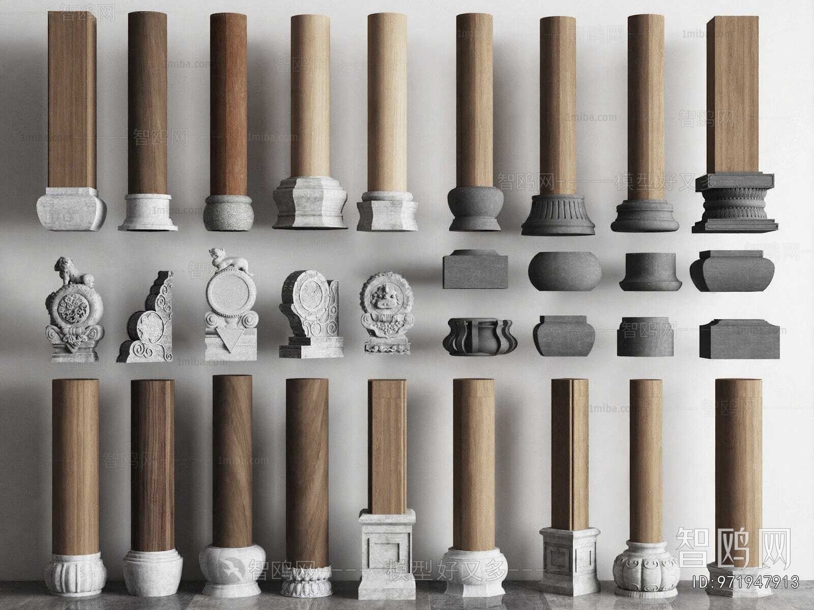 Chinese Style Column