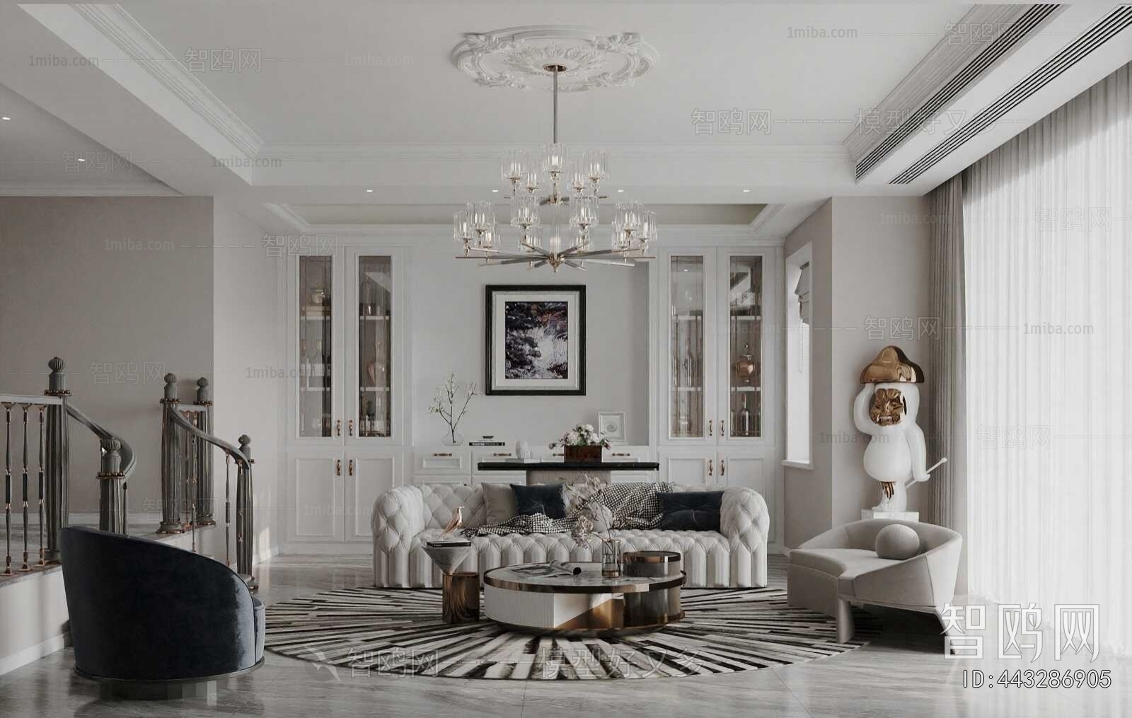 French Style A Living Room