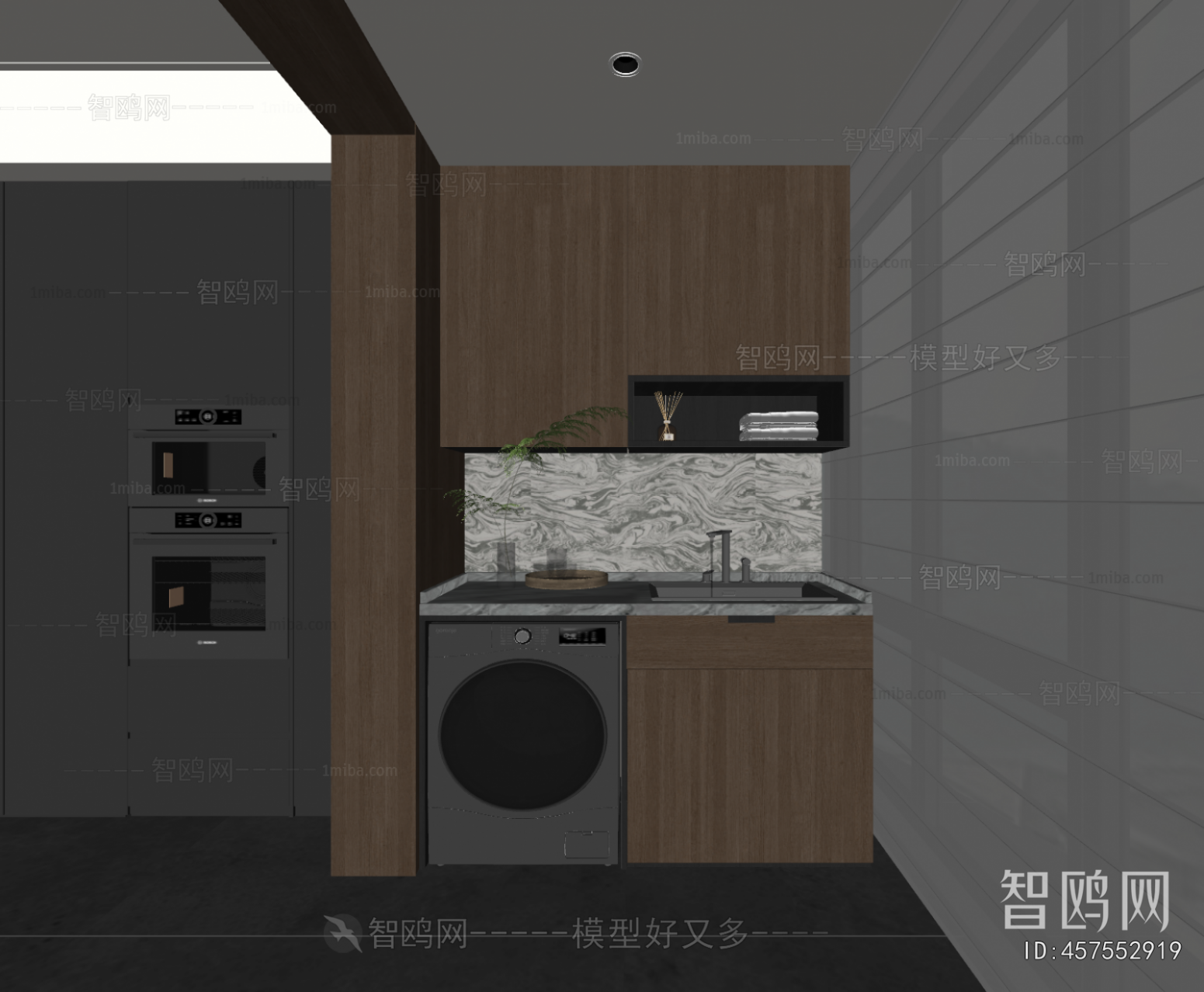 Modern Laundry Cabinet