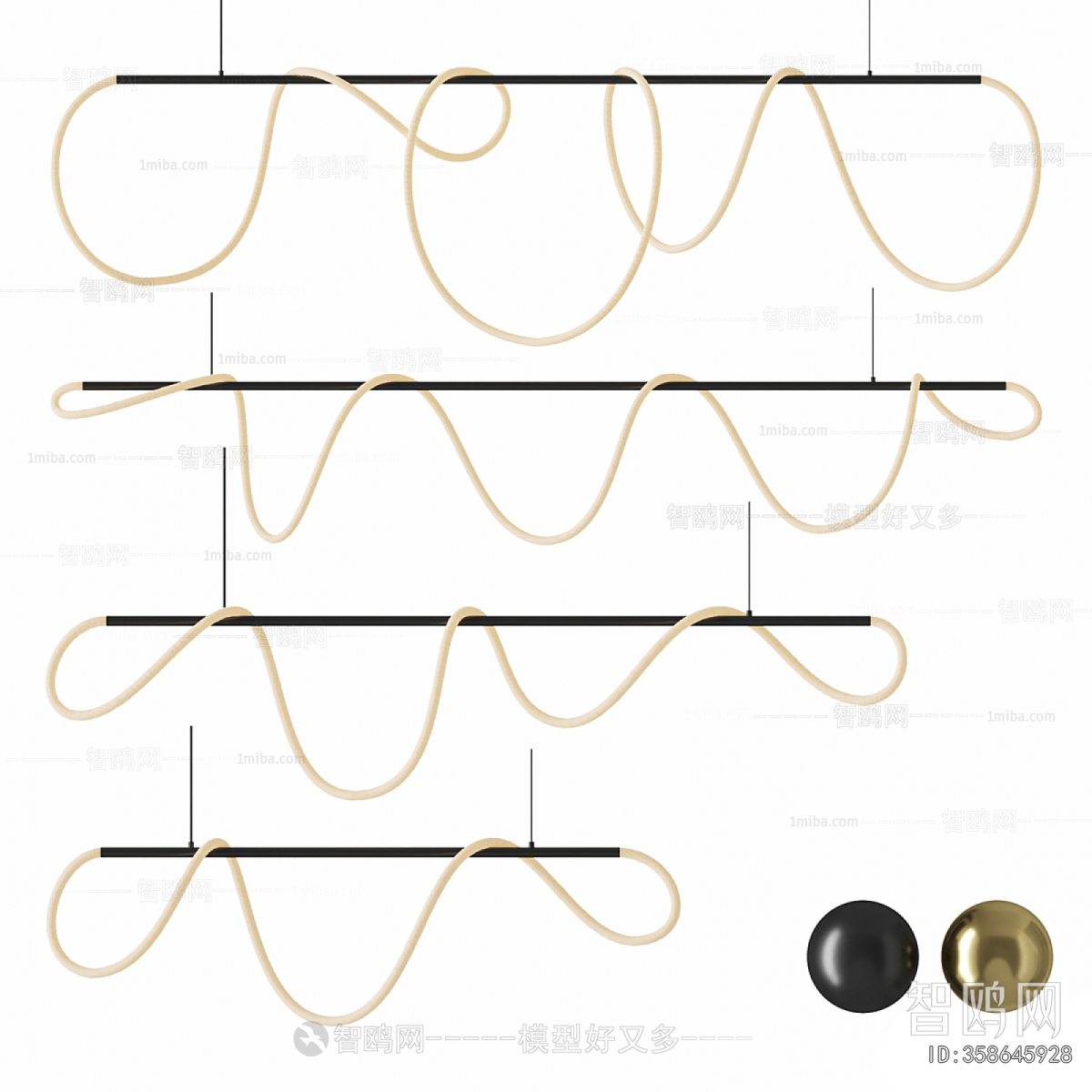 Modern Long Chandelier