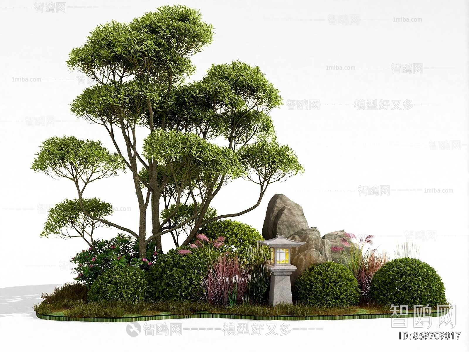 New Chinese Style Plant Landscaping