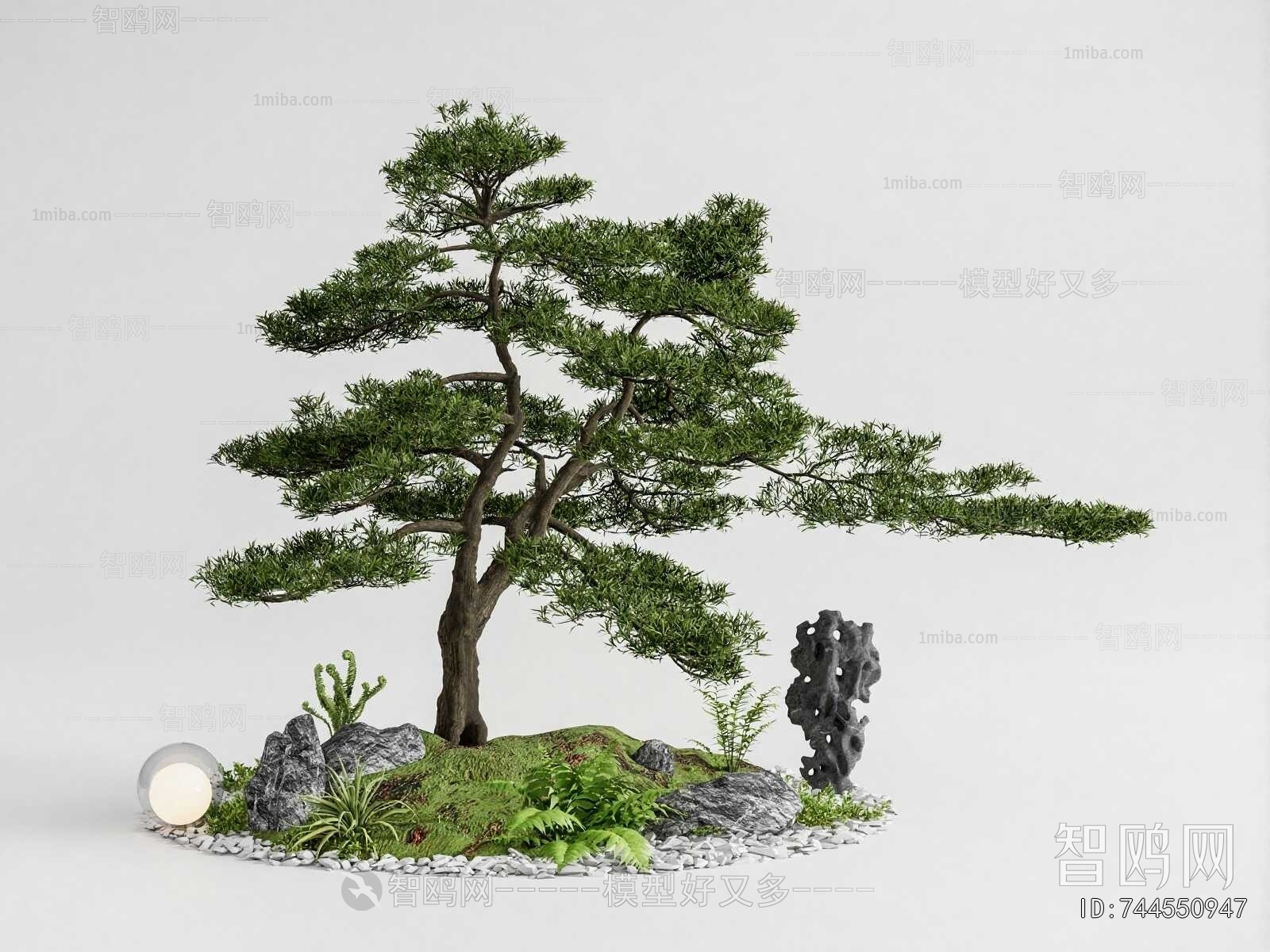 New Chinese Style Plant Landscaping