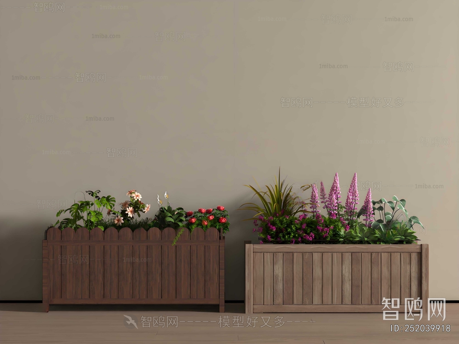 Modern Flower Bed, Flower Bowl, Flower Box