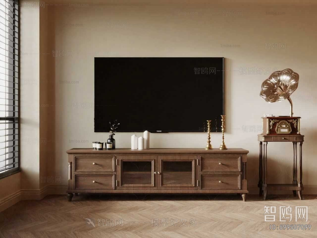 American Style TV Cabinet