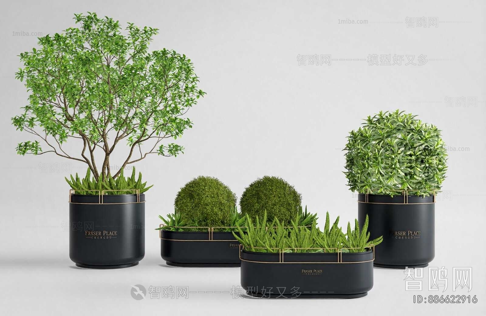 Modern Flower Bed, Flower Bowl, Flower Box