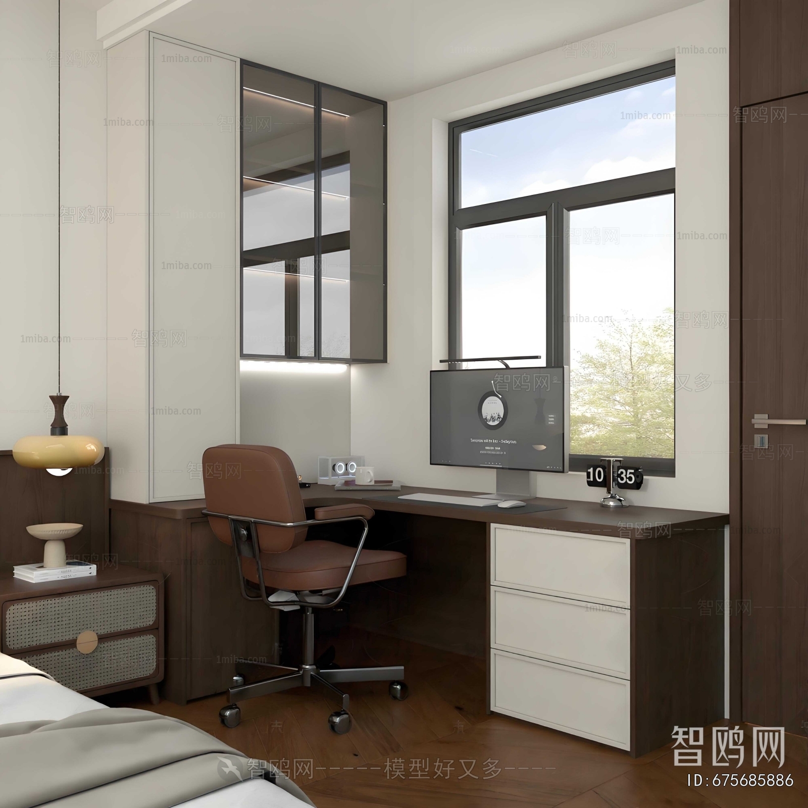 Modern Computer Desk And Chair