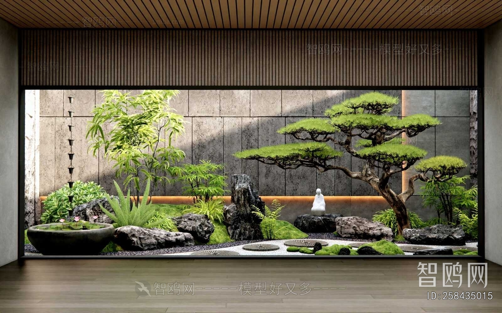 New Chinese Style Plant Landscaping
