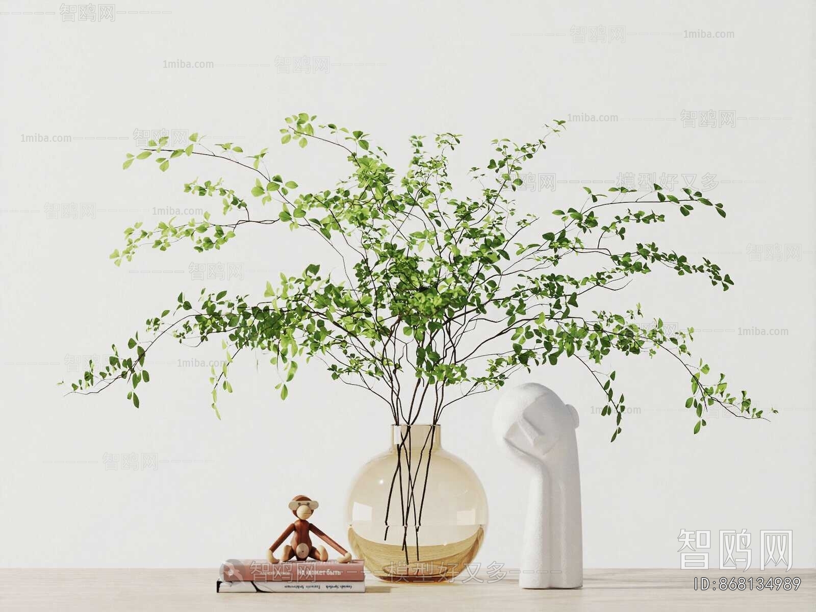 Modern Aquatic Green Plant