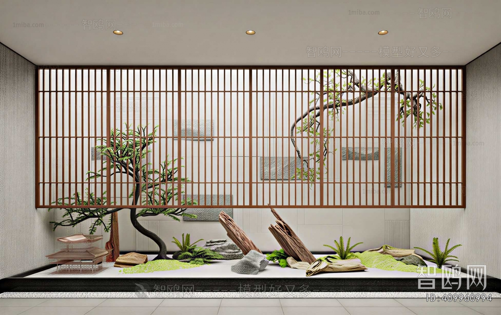 New Chinese Style Plant Landscaping