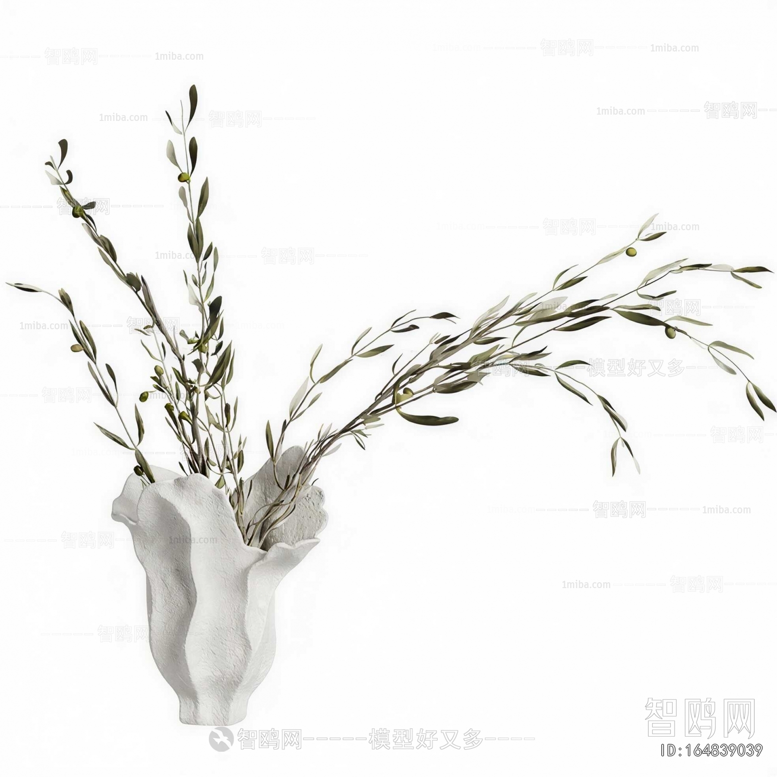 Modern Aquatic Green Plant