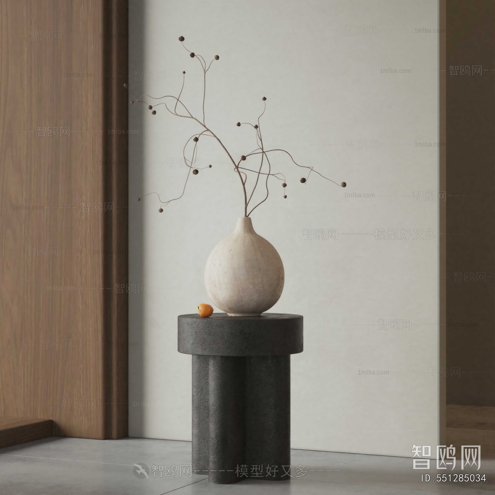 Wabi-sabi Style Dried Branch