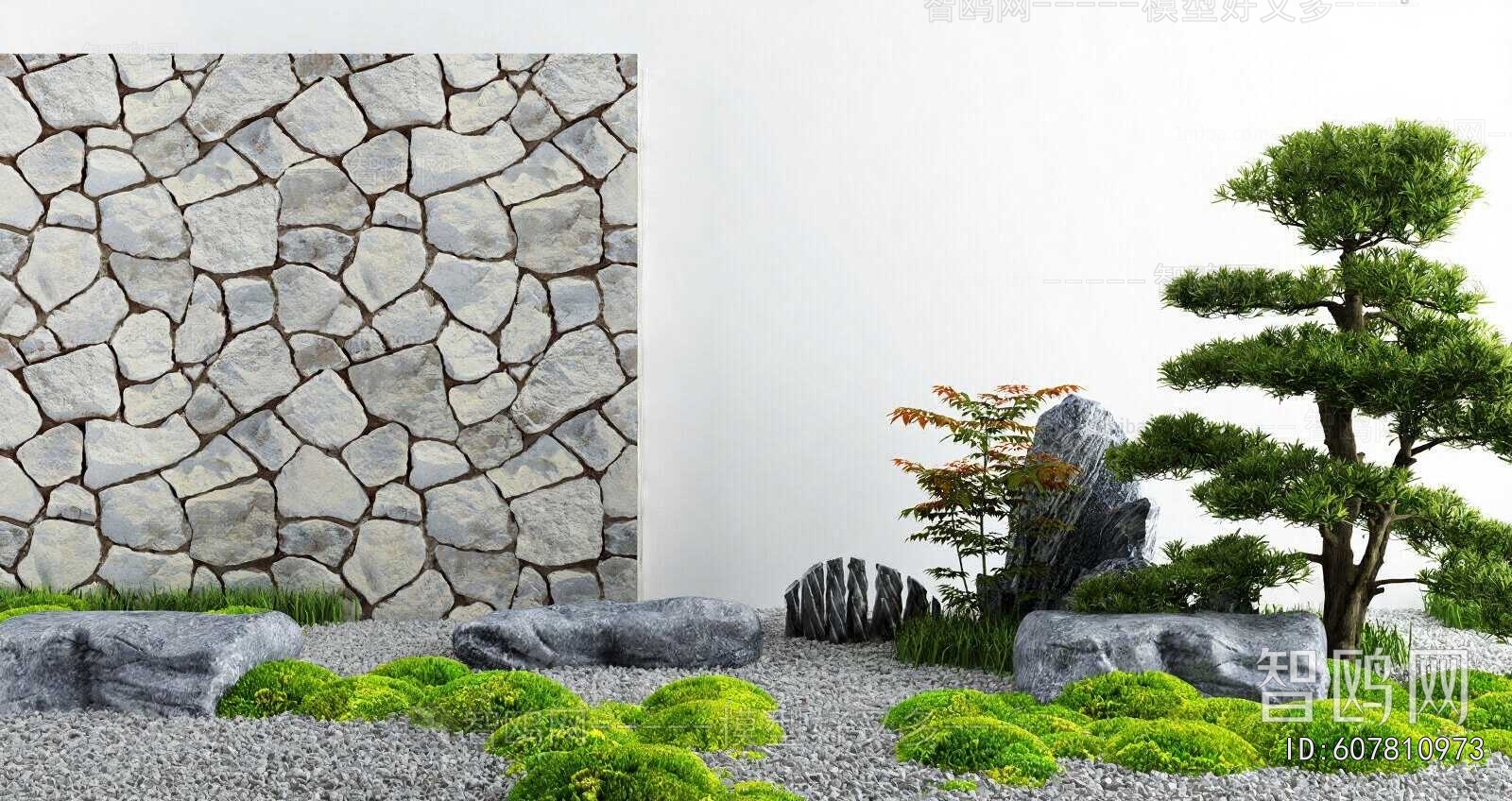 New Chinese Style Plant Landscaping