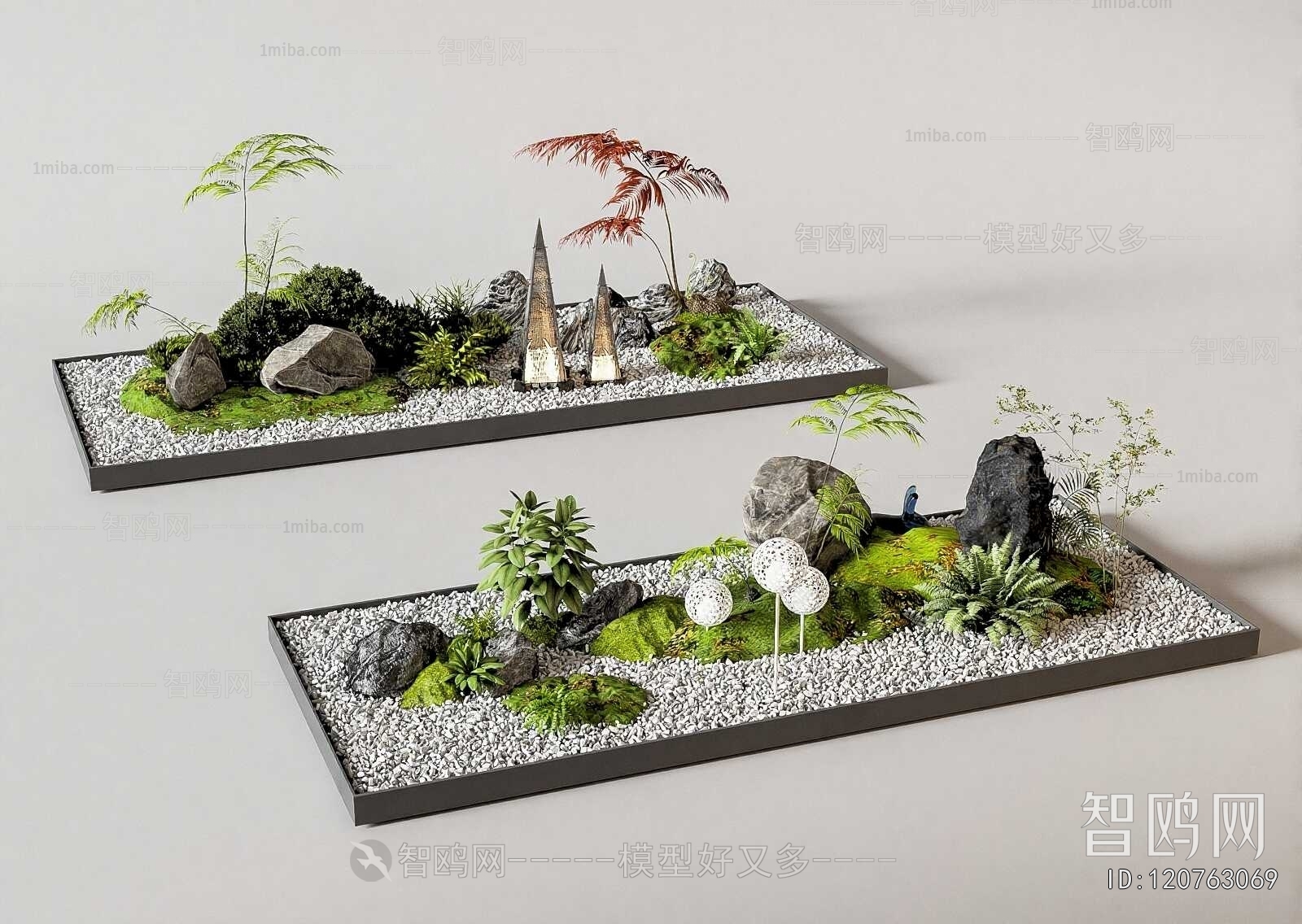 New Chinese Style Plant Landscaping