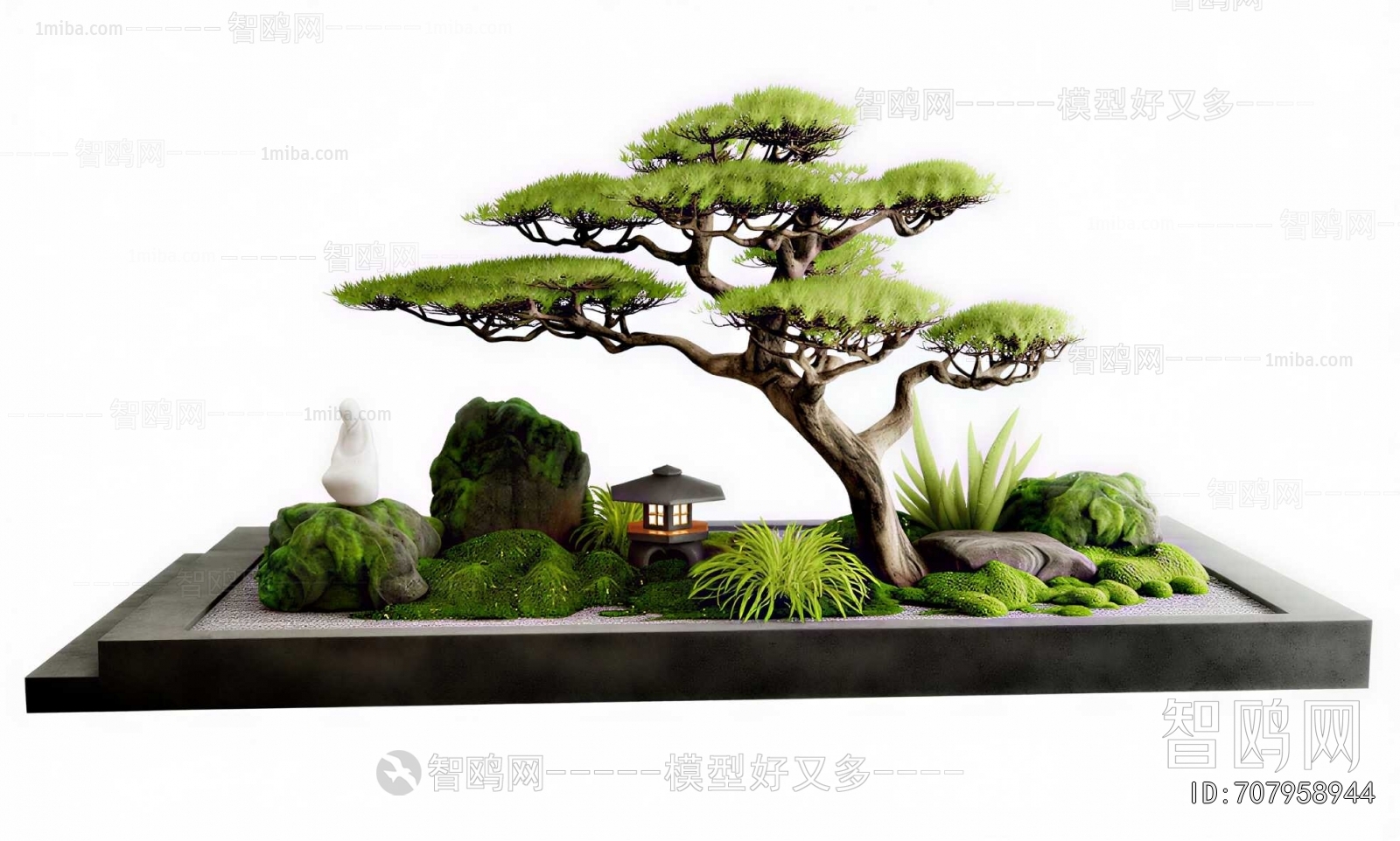 New Chinese Style Plant Landscaping