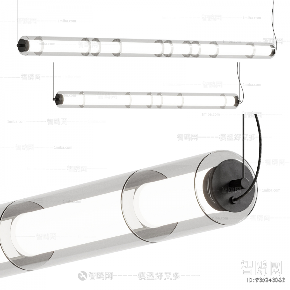 Modern Long Chandelier